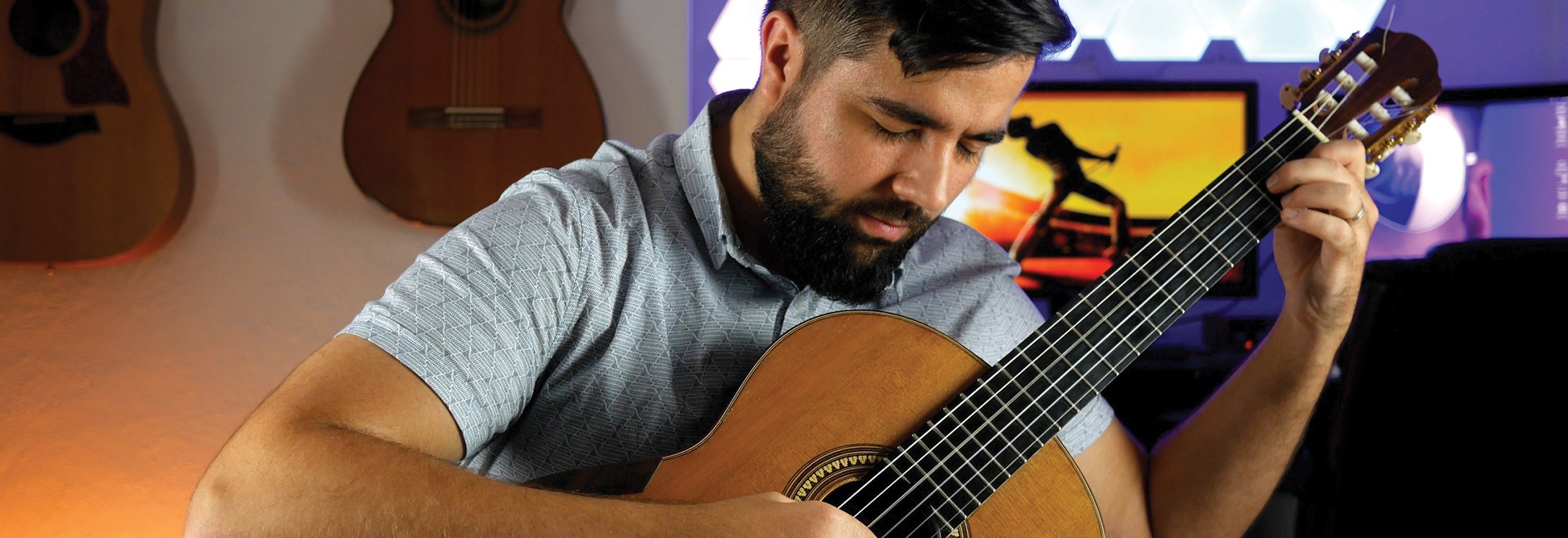 Nathan Mills is making a living playing popular movie and game themes on classical guitar.