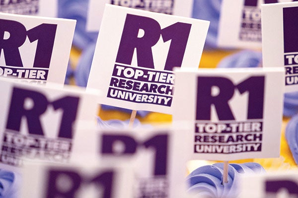 Lots of R1 signs