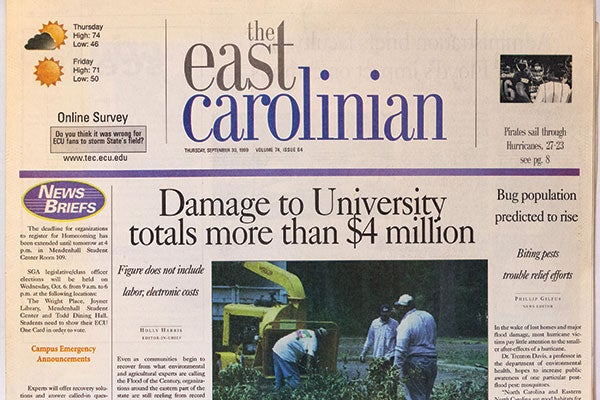 An old newspaper